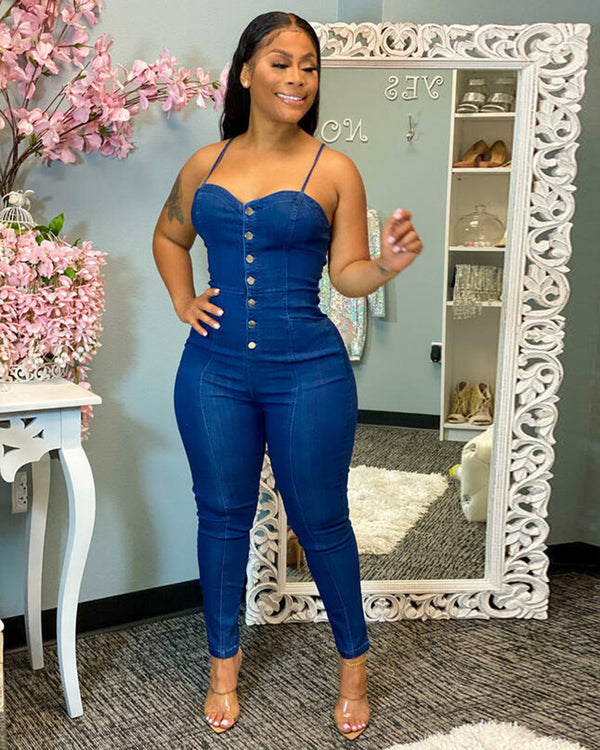 Johanna Denim Jumpsuit