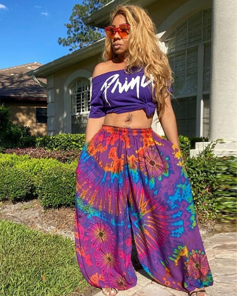 ALI TIE DYE HAREM PANTS