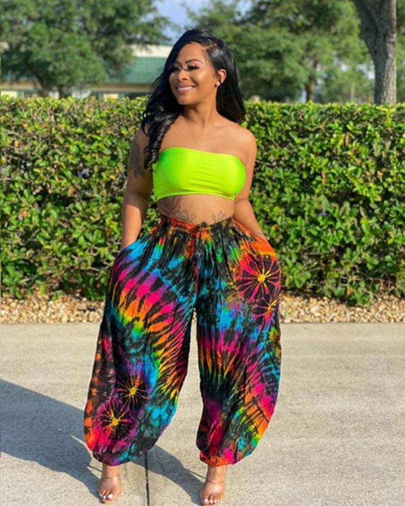 ALI TIE DYE HAREM PANTS