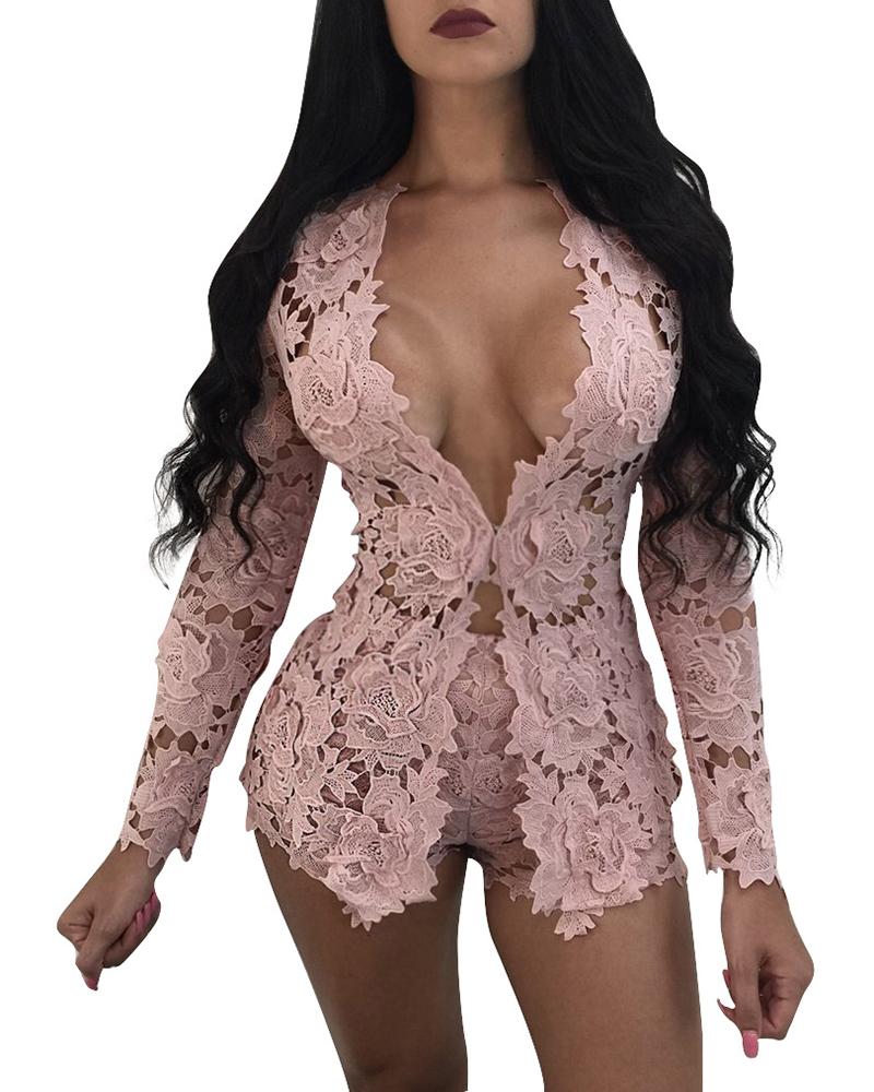 Lace suit