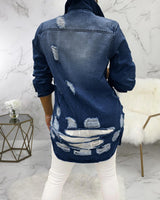 Distressed Denim Shirt