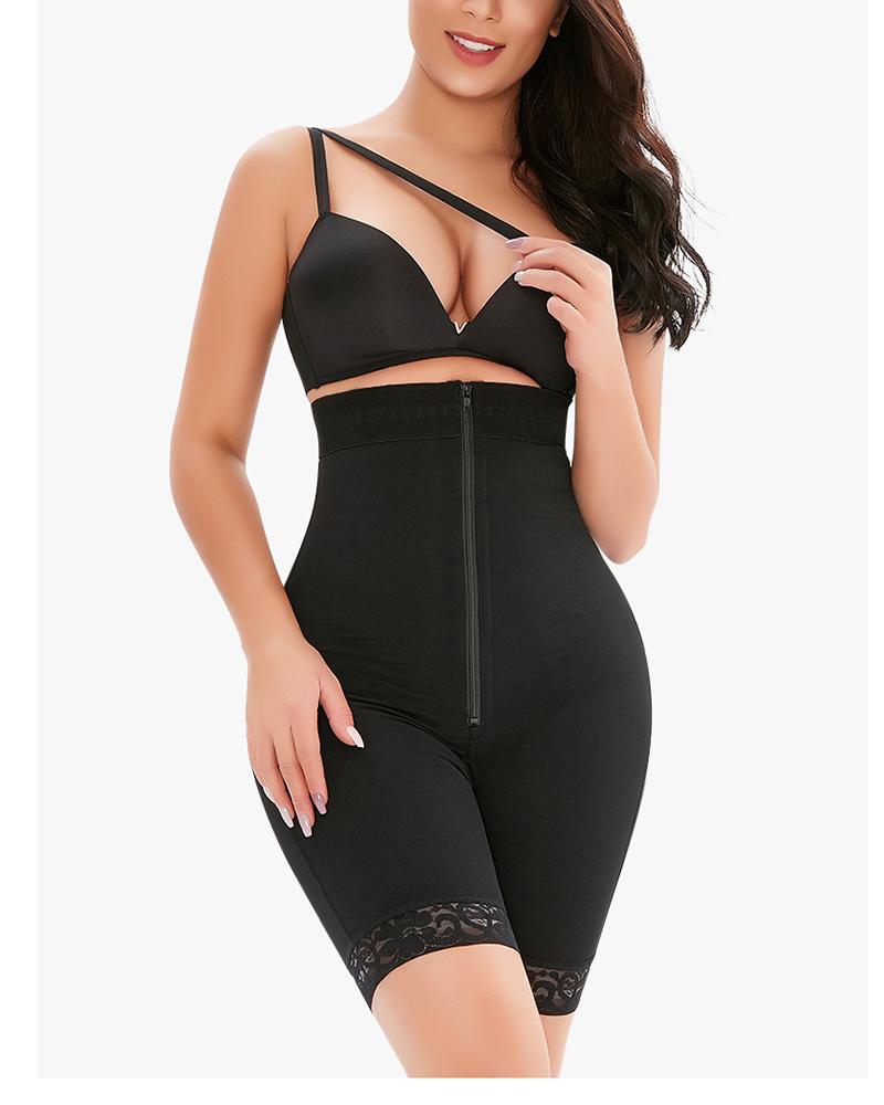 Firm Tummy Compression Bodysuit Shaper with Butt Lifter