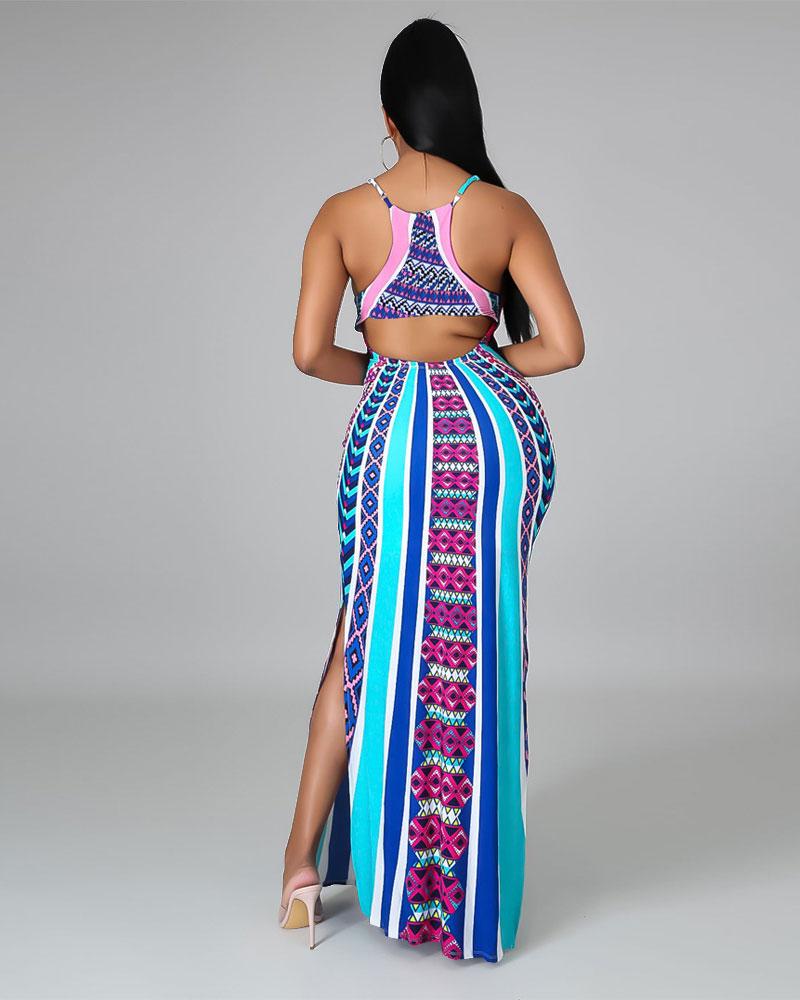 Cut It Out Maxi Dress