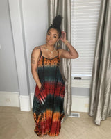 DIVA TYE DYE DRESS