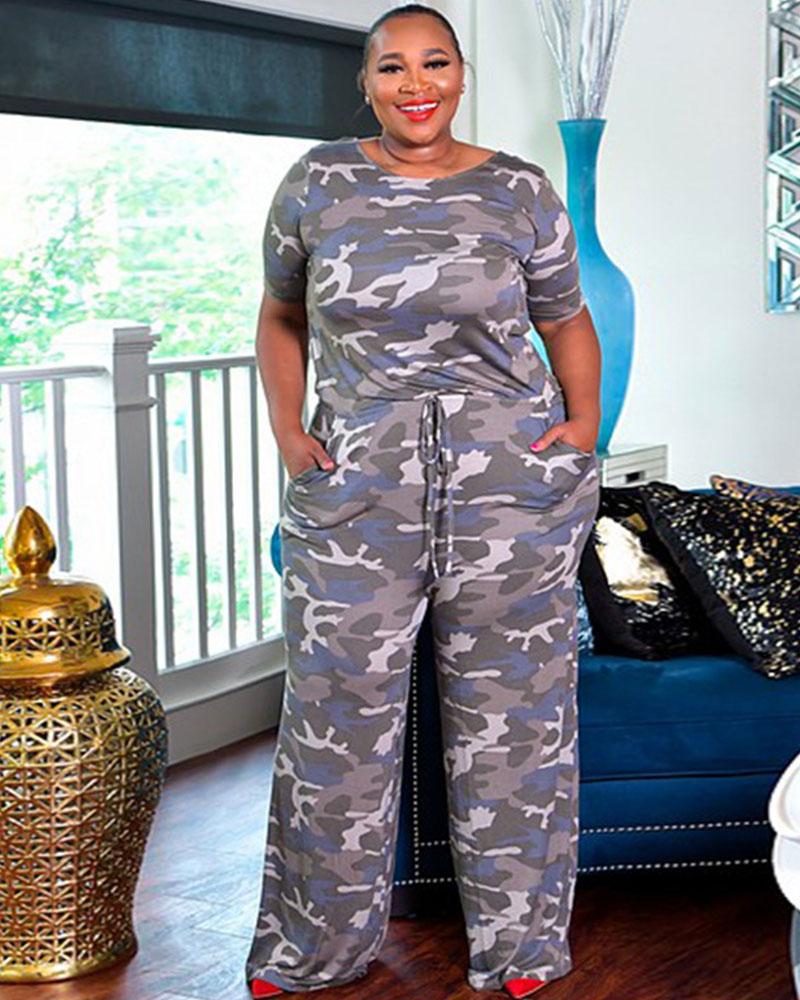 COCOON CAMO JUMPSUIT