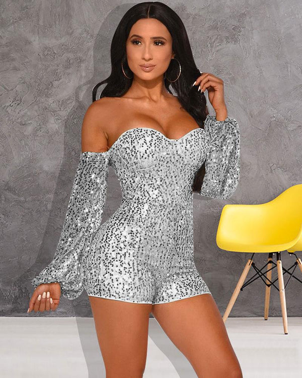 Mikayla Sequin Romper