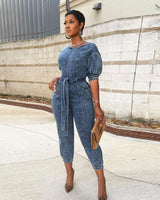 All For Denim Jumpsuit