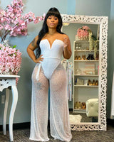 LONNIE LACE JUMPSUIT