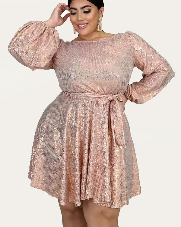 Written In The Stars Gold Star Plus Size Midi Dress