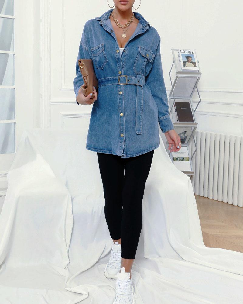 Just Friends Denim Dress