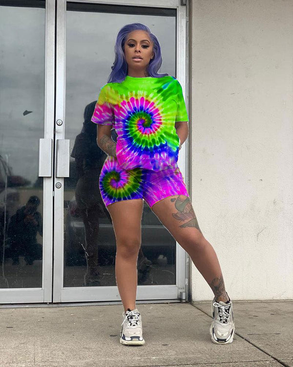 Hawaii Ready Tie Dye 2pc set