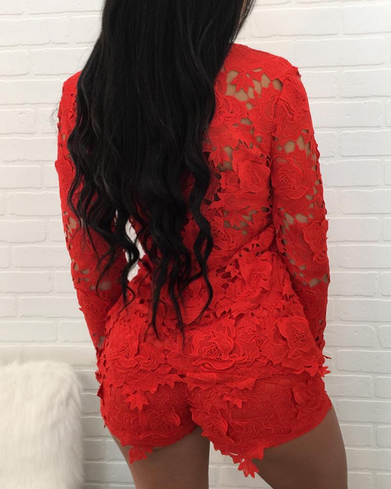 Lace suit