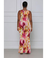 makin' money mooooves knotted maxi dress