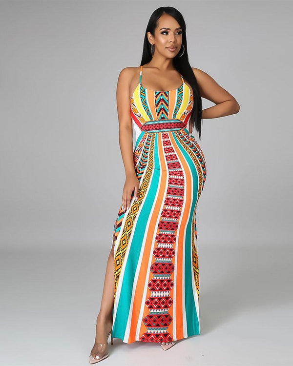 Cut It Out Maxi Dress