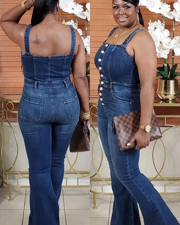 KYLIE DENIM OVERALL