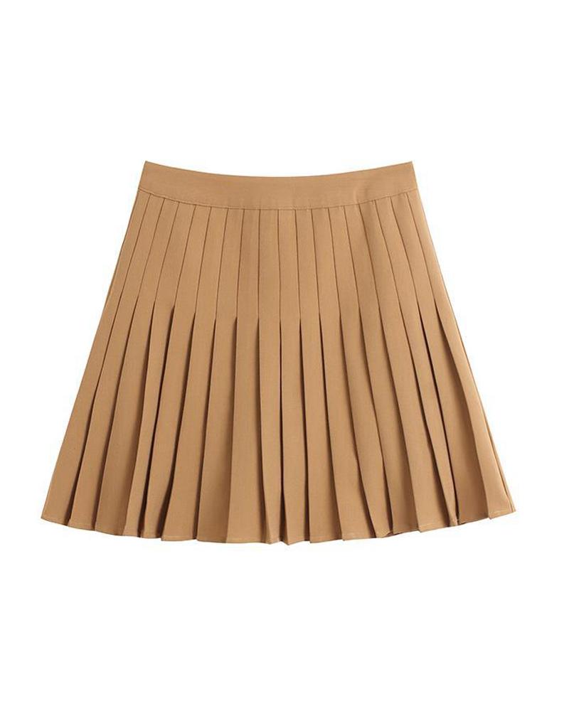 Pleated skirt