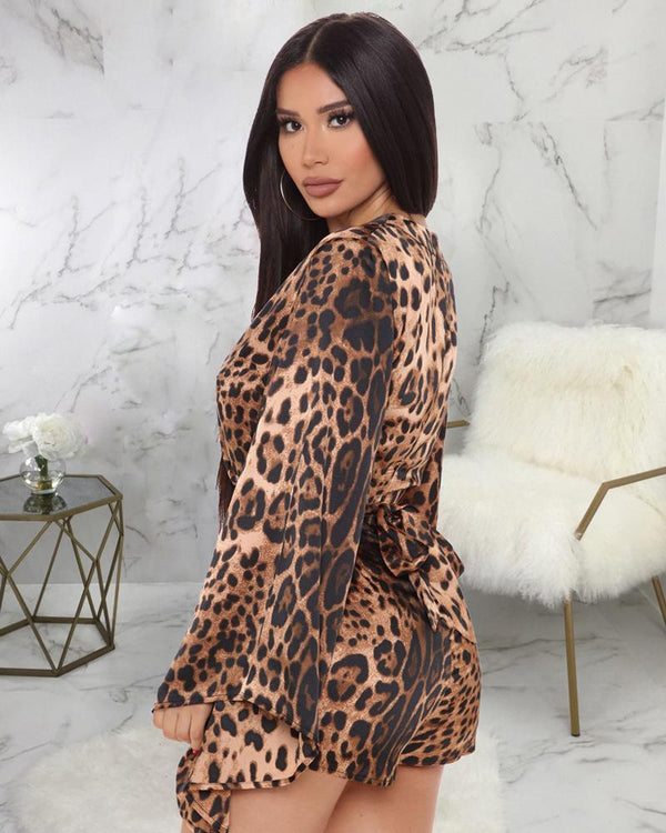 MILAN LEOPARD ROMPER