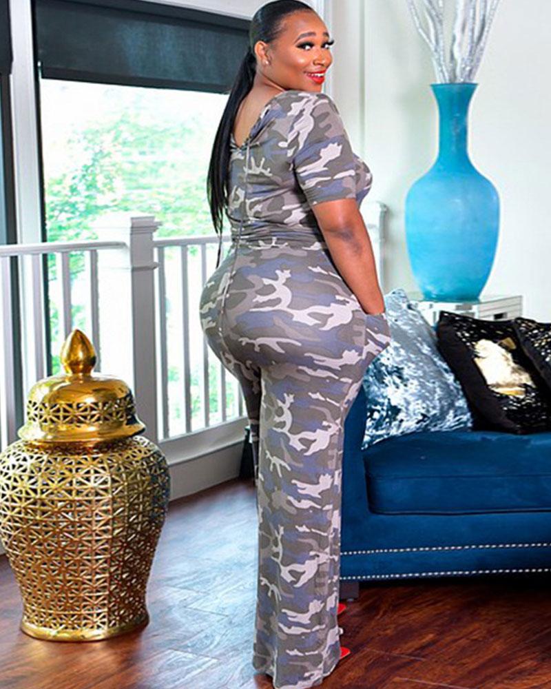 COCOON CAMO JUMPSUIT