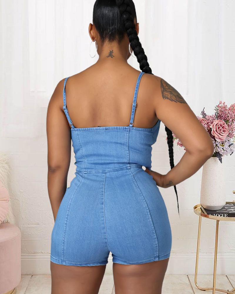 Sassy Jean Romper