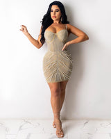 PEARL DIVINE MINI DRESS