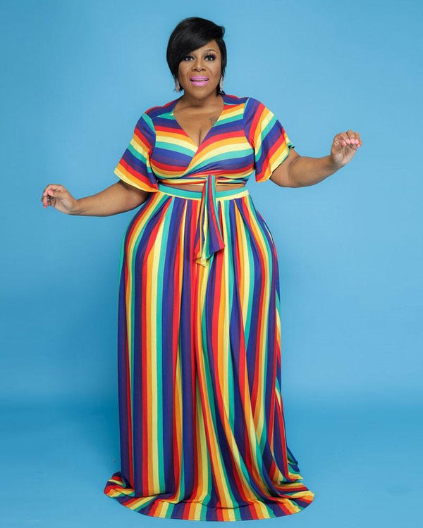 Rainbow Lashun Skirt Set