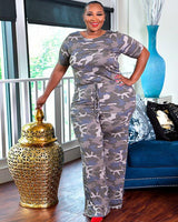 COCOON CAMO JUMPSUIT