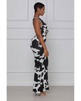 makin' money mooooves knotted maxi dress