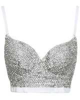 RHINESTONE PUSH UP BUSTIER