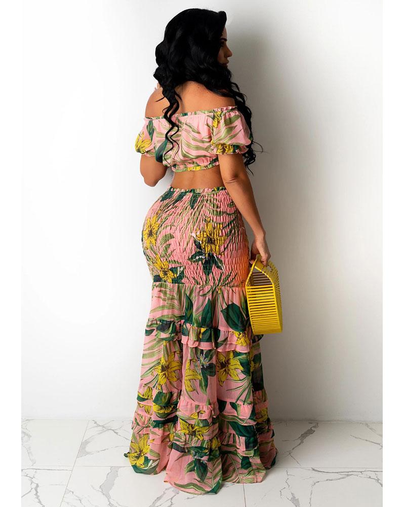 Paradise Maxi Skirt Set