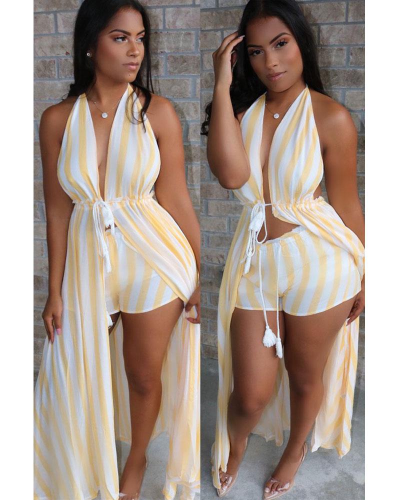 Living Lavish l Maxi Cardigan Set