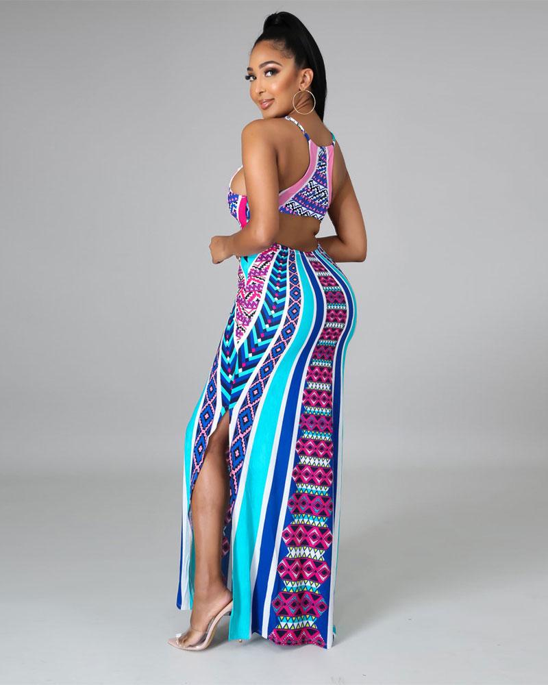 Cut It Out Maxi Dress