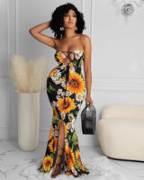 WORK OF ART MAXI DRESS