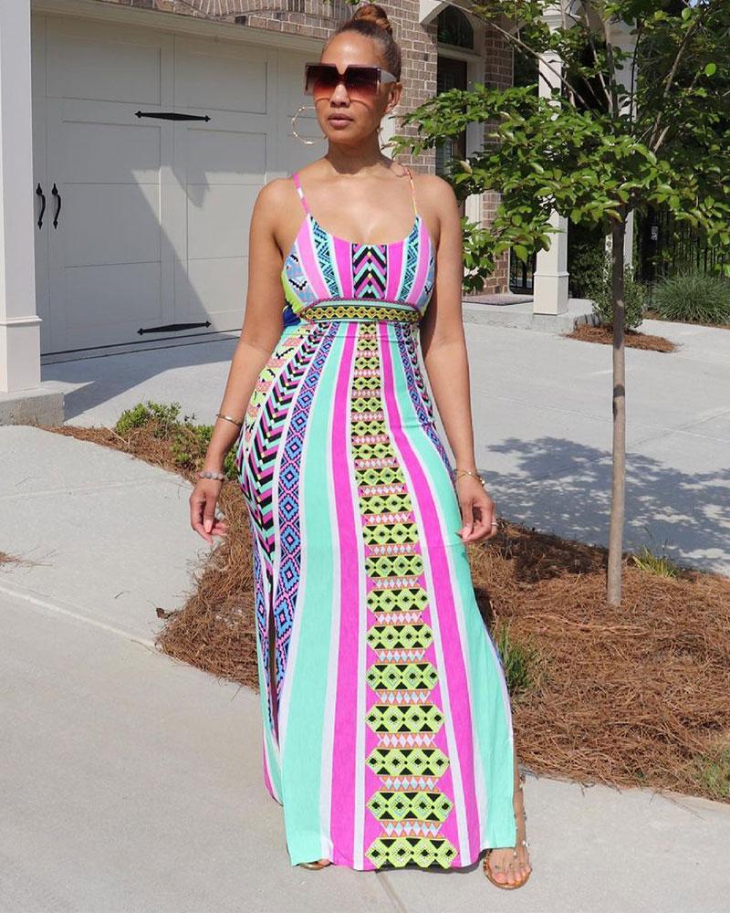 Cut It Out Maxi Dress