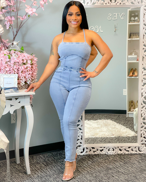 Gracie Denim Jumpsuit