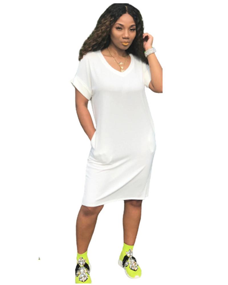 LAID t shirt dress